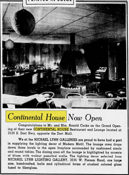 Continental House (The Machine Shop) - Oct 02 1966 Article (newer photo)